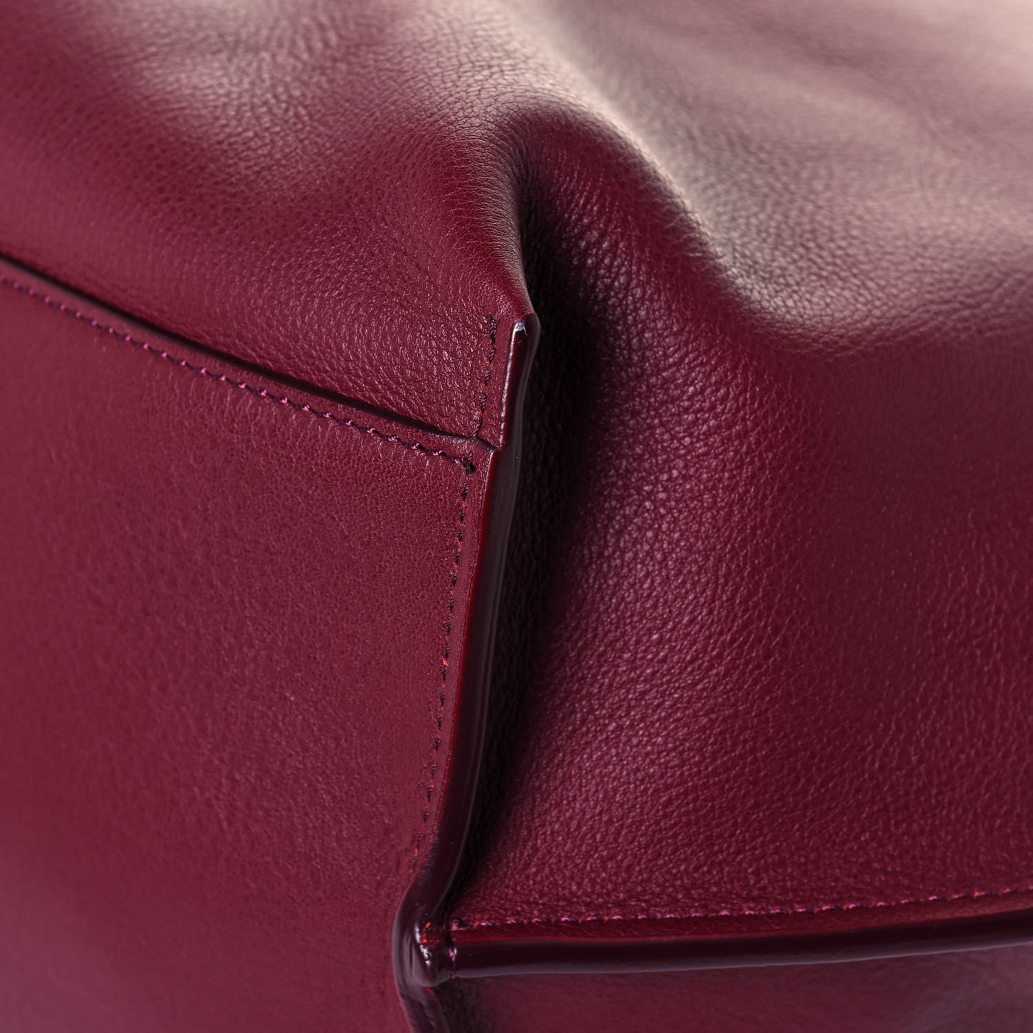 Chloe Smooth Calfskin Medium Vick Tote Burnt Mahogany 11 of 13