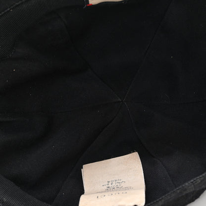 Gucci Monogram Textured Dollar Calfskin Zeno Baseball Hat XL Black 7 of 10