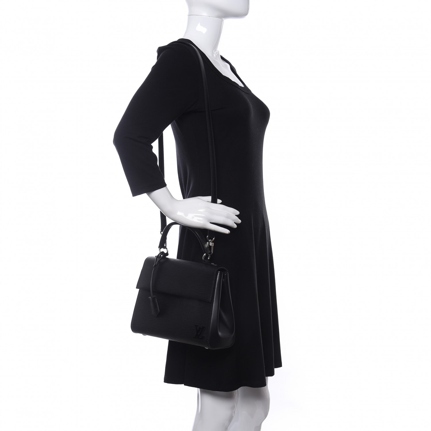 Louis Vuitton Epi Cluny BB Black 2 of 11