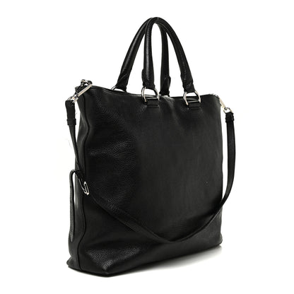 Prada Vitello Daino Tote Black 2 of 24