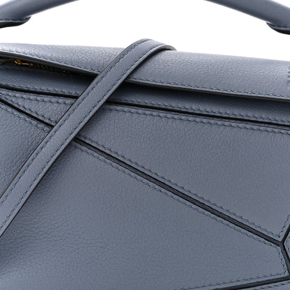 Loewe Calfskin Mini Puzzle Bag Blue 8 of 12