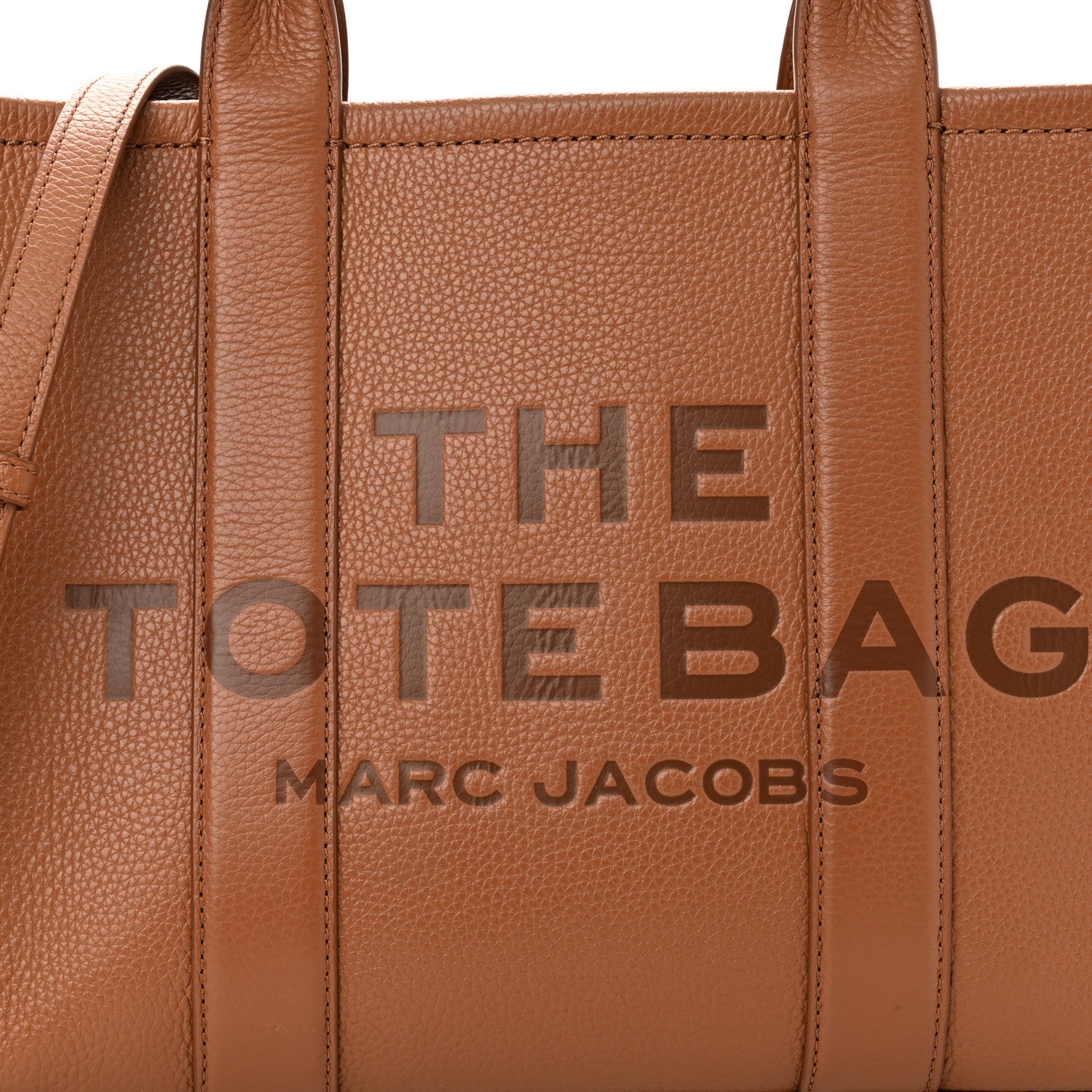 Marc Jacobs Grained Calfskin Medium The Tote Bag Argan Oil 8 of 10