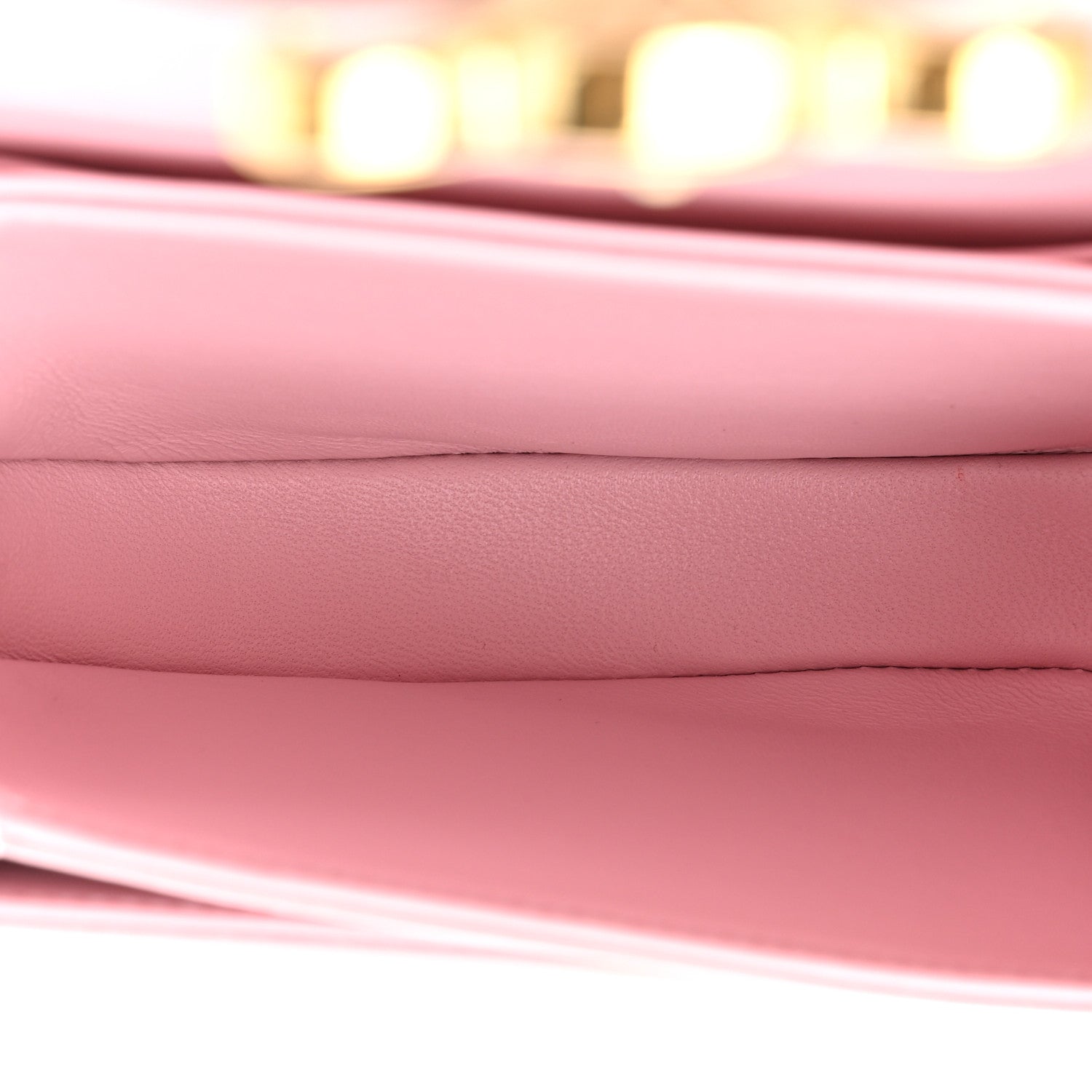 Celine Shiny Calfskin Triomphe Mini Besace Clea Light Pink 5 of 12