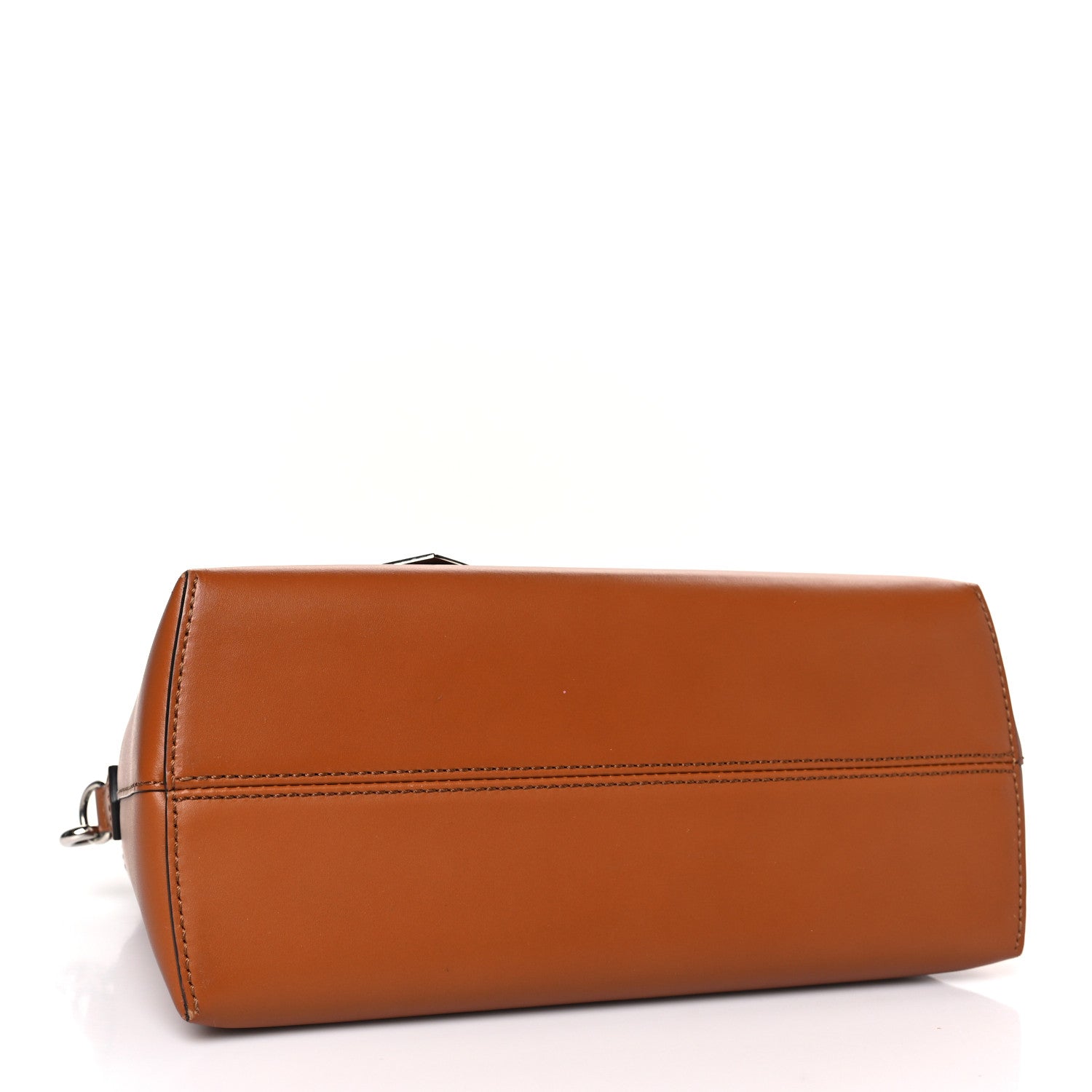 Fendi Vitello King Logo Embossed Medium By The Way Boston Bag Cuoio 4 of 9