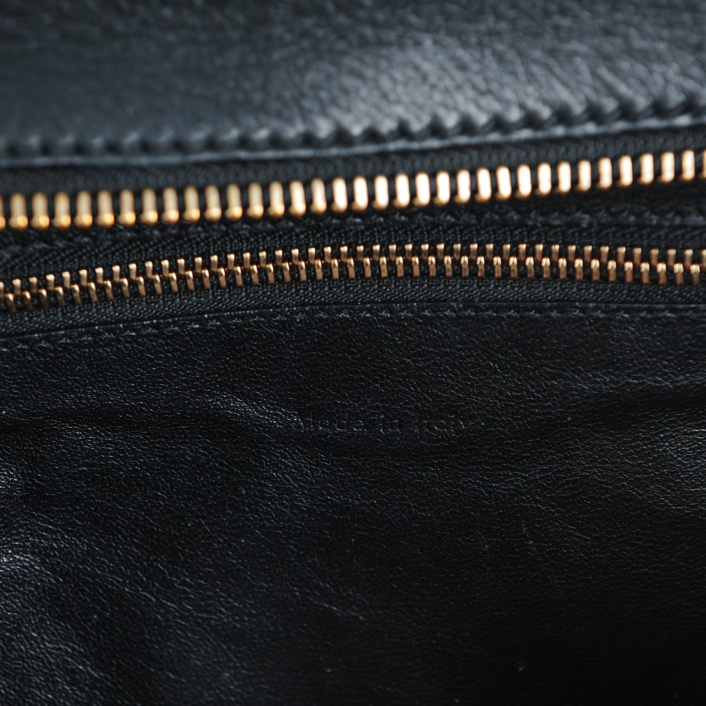 Smooth Calfskin Micro Luggage Black