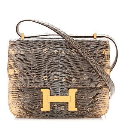 Hermes Lizard Constance 18 Ombre 1 of 11