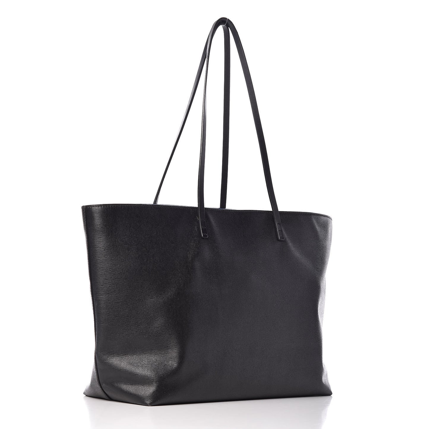 Vitello Elite Cuoio Monster Buggies Medium Roll Tote Black Multicolor Blue Cobalto