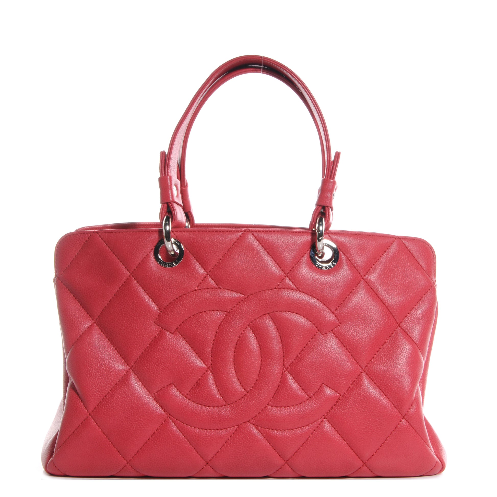 Chanel Soft Caviar Quilted CC Timeless Tote Fuchsia 1 of 7