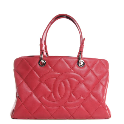 Chanel Soft Caviar Quilted CC Timeless Tote Fuchsia 1 of 7