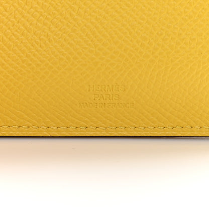 Hermes Epsom Tarmac PM Passport Holder Jaune De Naples 7 of 9