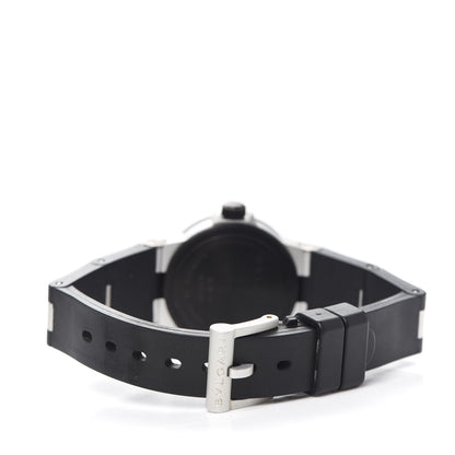 Bulgari Aluminum Rubber 29mm Diagono Quartz Watch 3 of 5