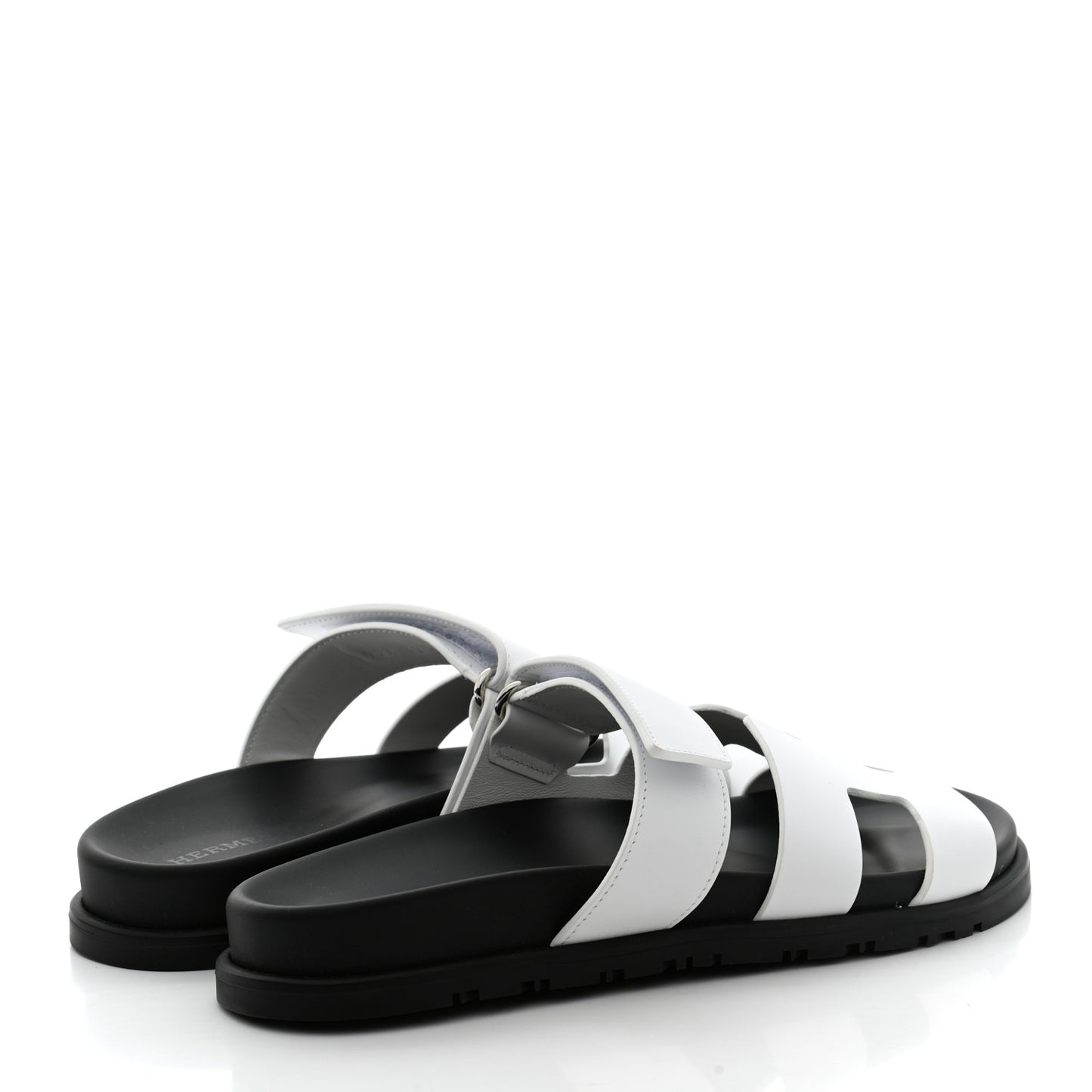 Calfskin Womens Chypre Sandals 37 White