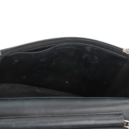 Chanel Patent Quilted Wallet On Chain WOC Black 10 of 11