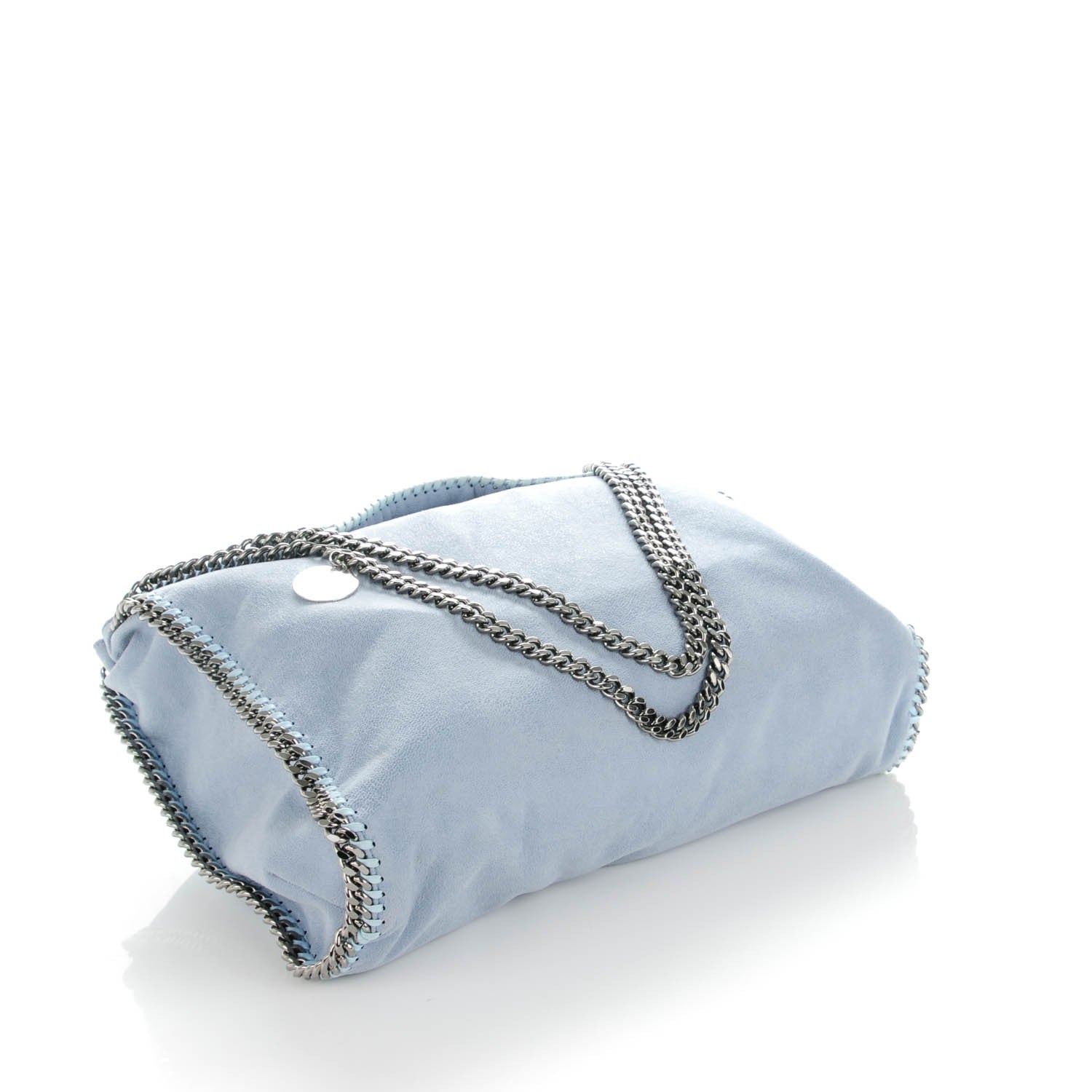 Stella McCartney Shaggy Deer Big Falabella Tote Duck Blue 4 of 9