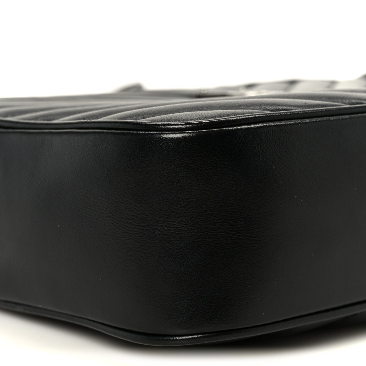 Calfskin Matelasse Monogram Lou Camera Bag Black