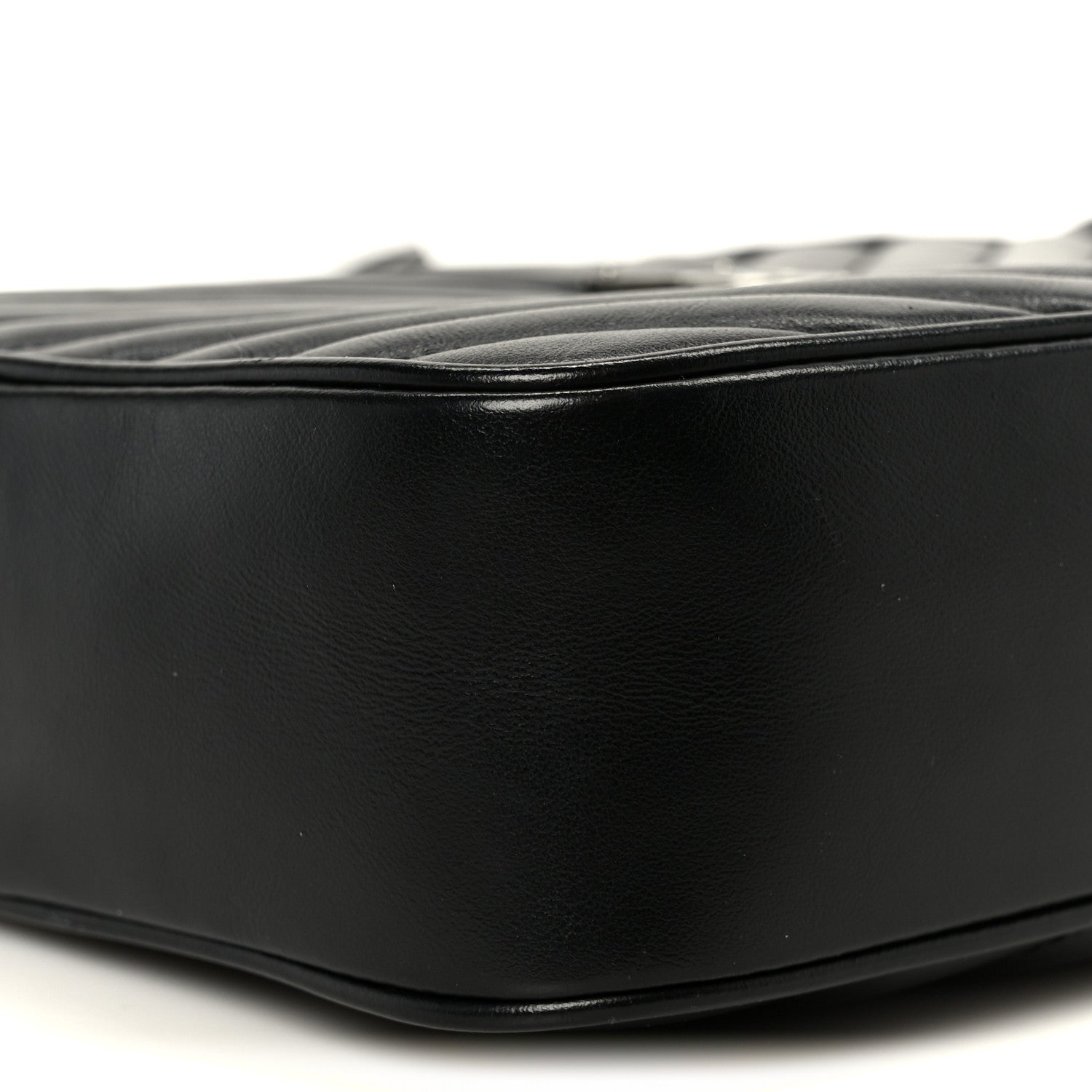 Saint Laurent Calfskin Matelasse Monogram Lou Camera Bag Black 9 of 10