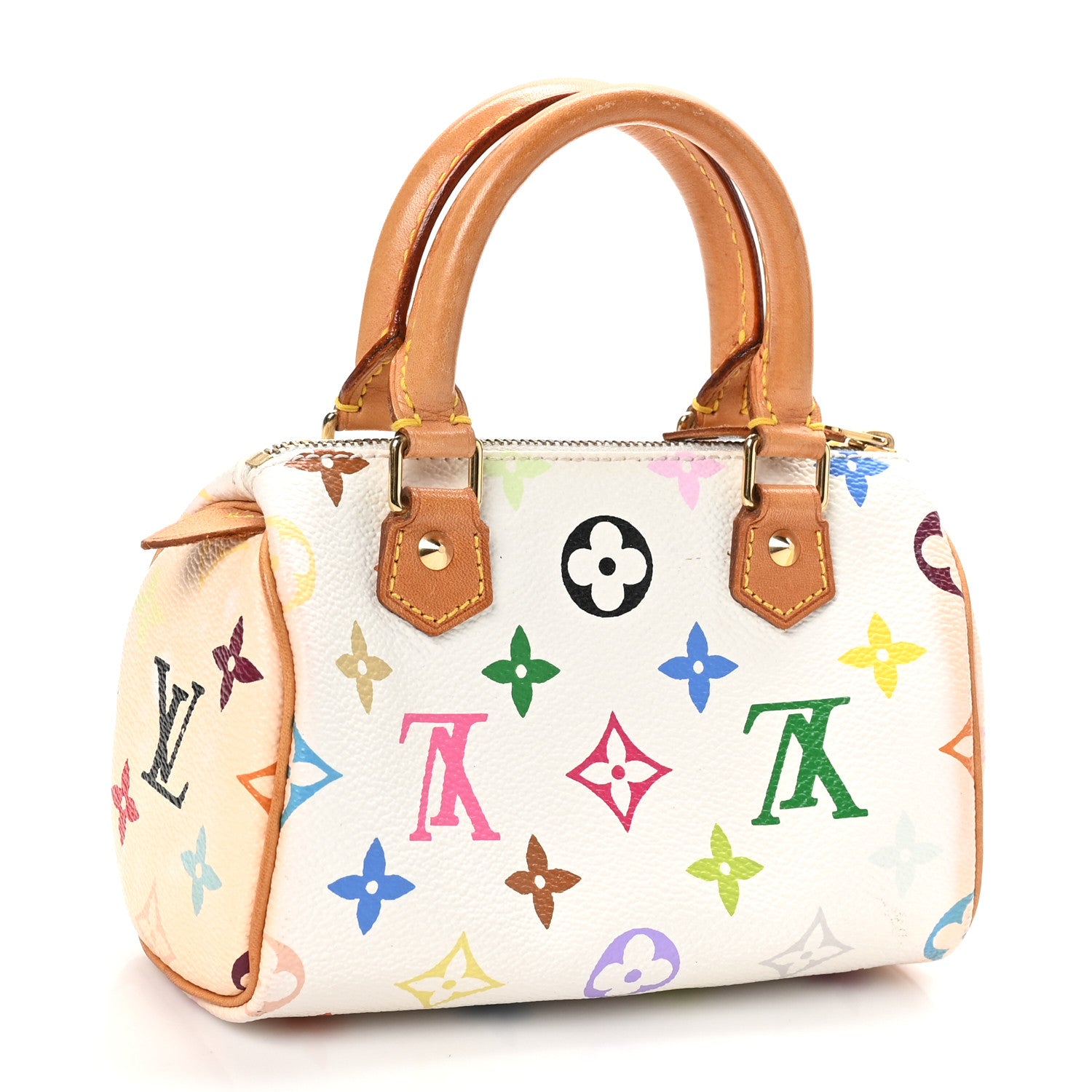 Louis Vuitton Monogram Multicolor Mini Sac HL Speedy White 2 of 8