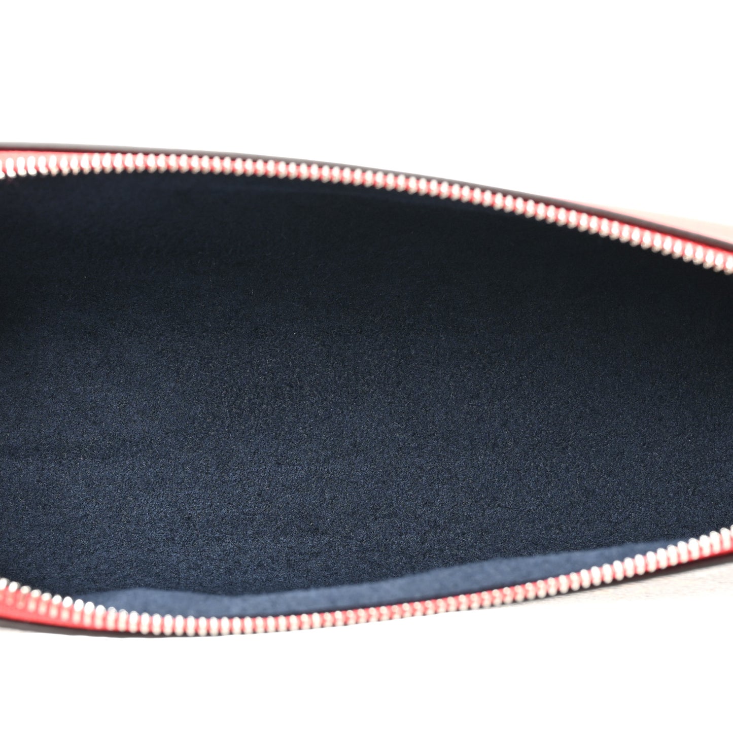 Monogram Elizabeth Pencil Pouch Red