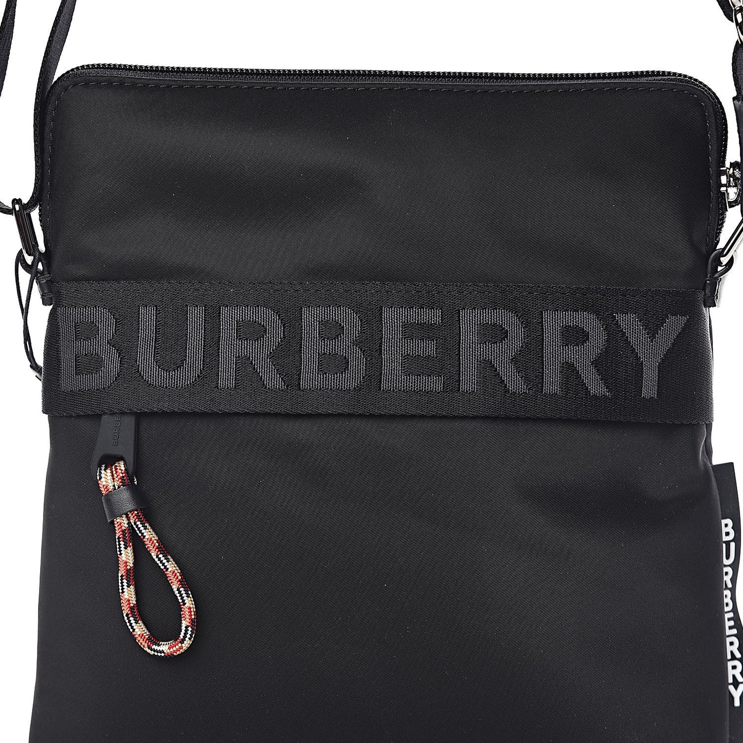 Nylon Neo Crossbody Bag Black