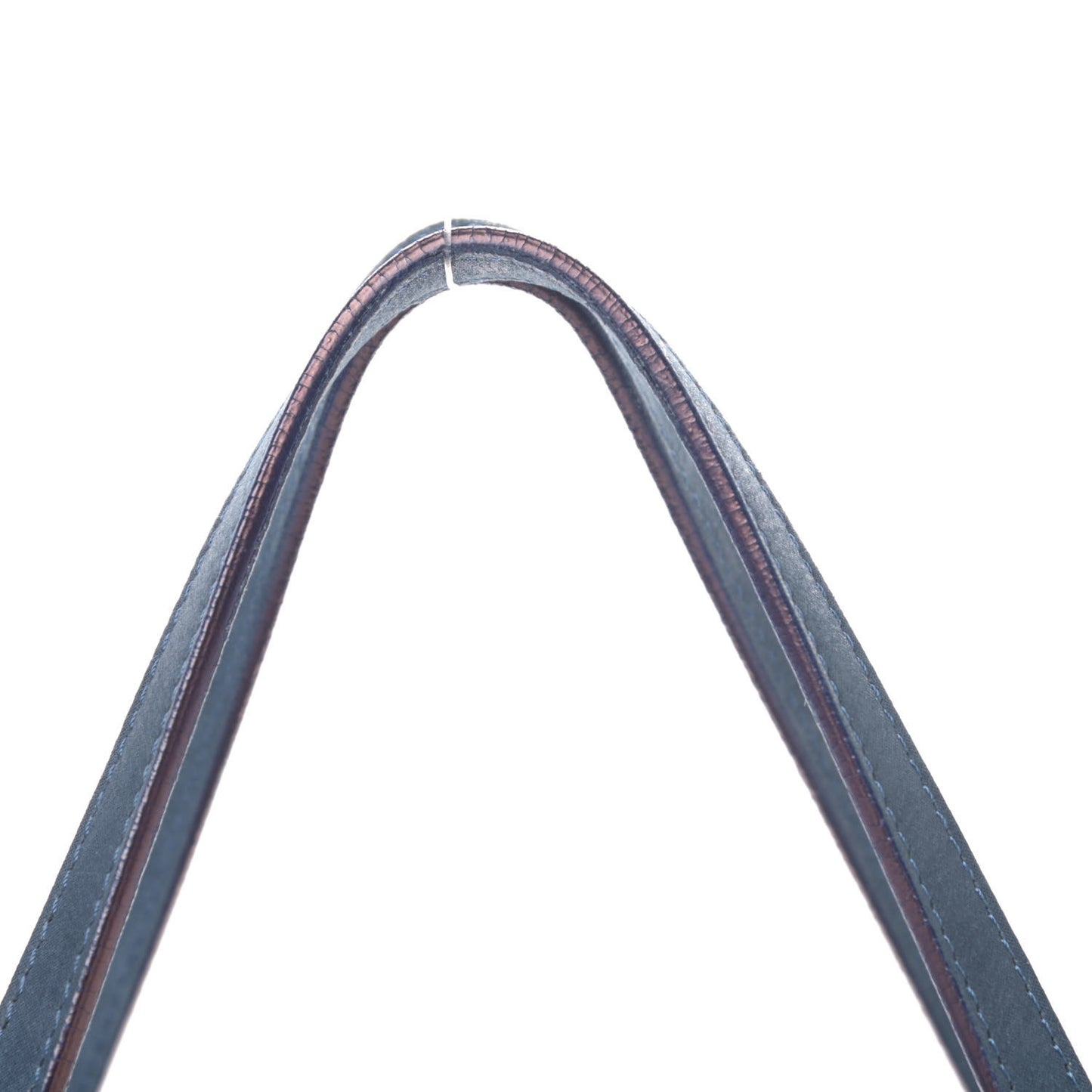 Iridescent Calfskin Quilted Relax CC Bowler Blue