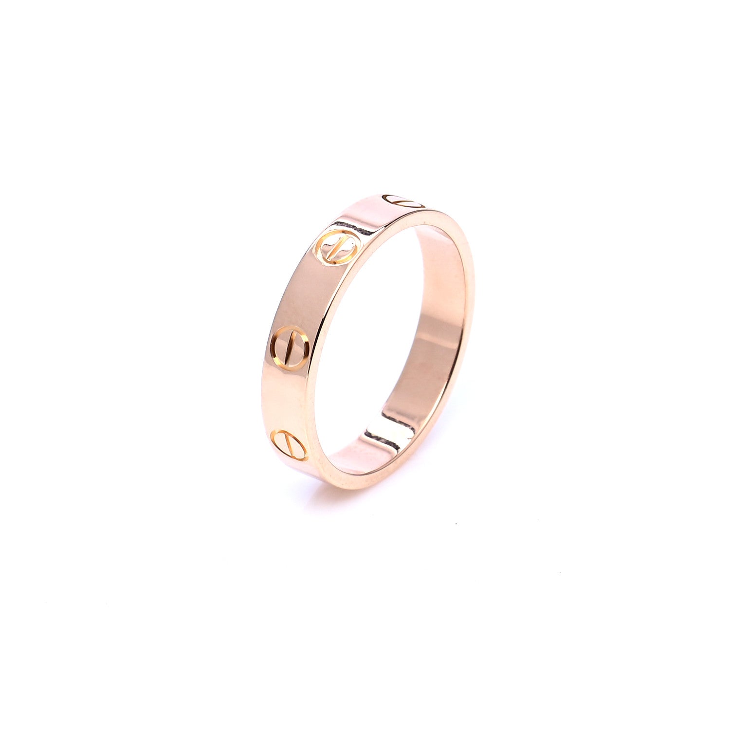 Cartier 18K Pink Gold 3.5mm LOVE Wedding Band Ring 52 6 5 of 6