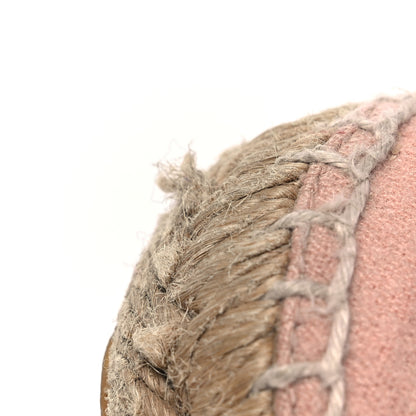Chanel Tweed CC Espadrilles 37 Beige Pink Peach 15 of 19