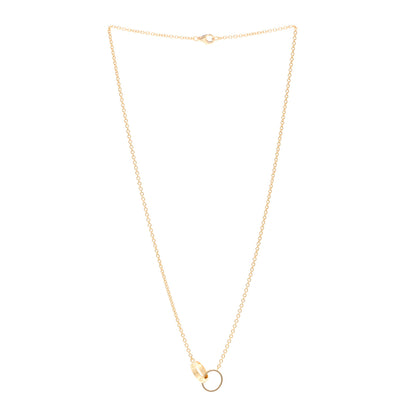 Cartier 18K Yellow Gold Interlocking LOVE Necklace 3 of 5