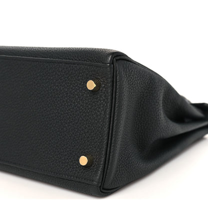 Hermes Togo Kelly Retourne 28 Black 10 of 11