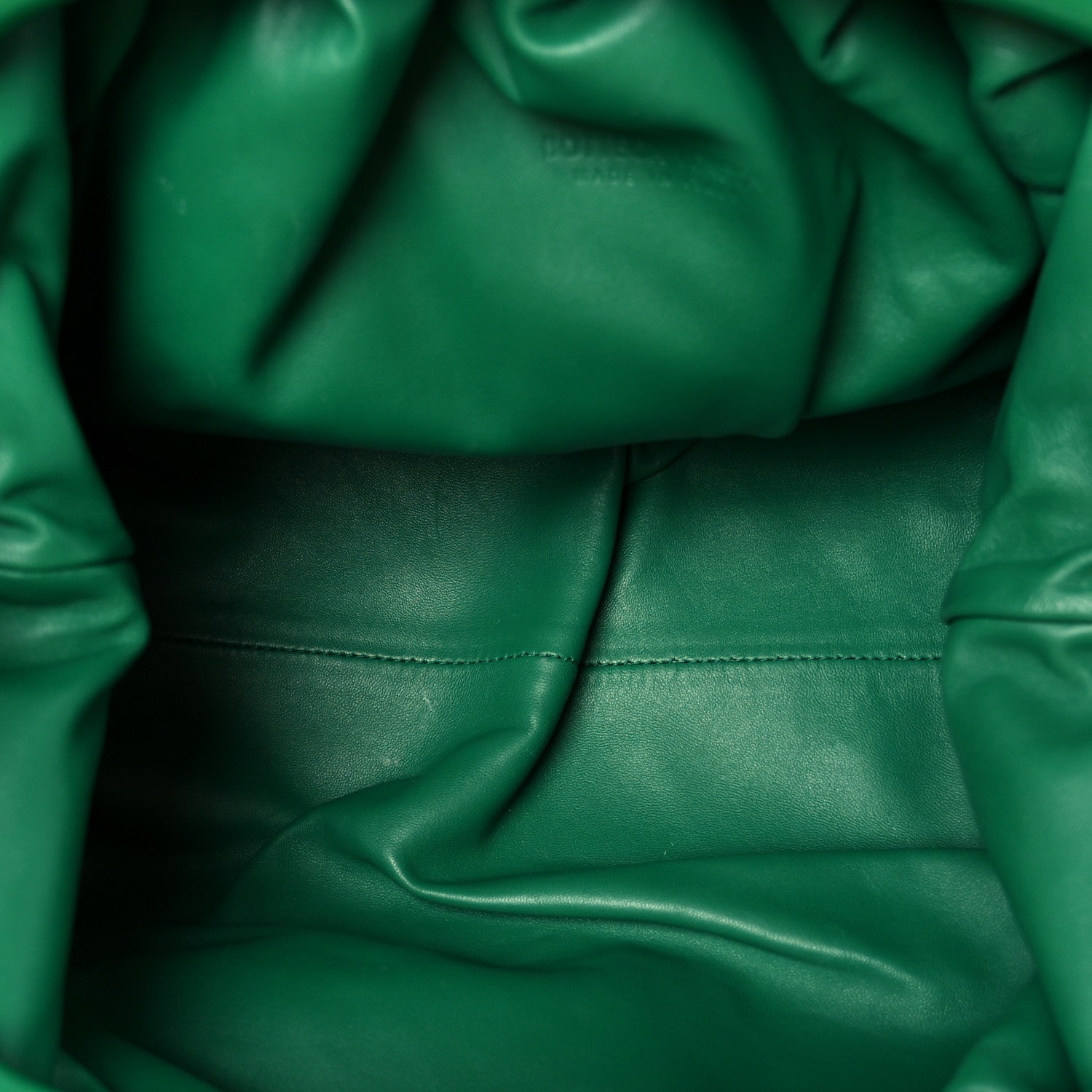 Bottega Veneta Nappa Maxi Intrecciato The Pouch Oversized Clutch Racing Green 5 of 11