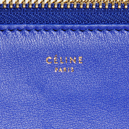 Celine Lambskin Small Trio Crossbody Bag Violet Blue 7 of 8