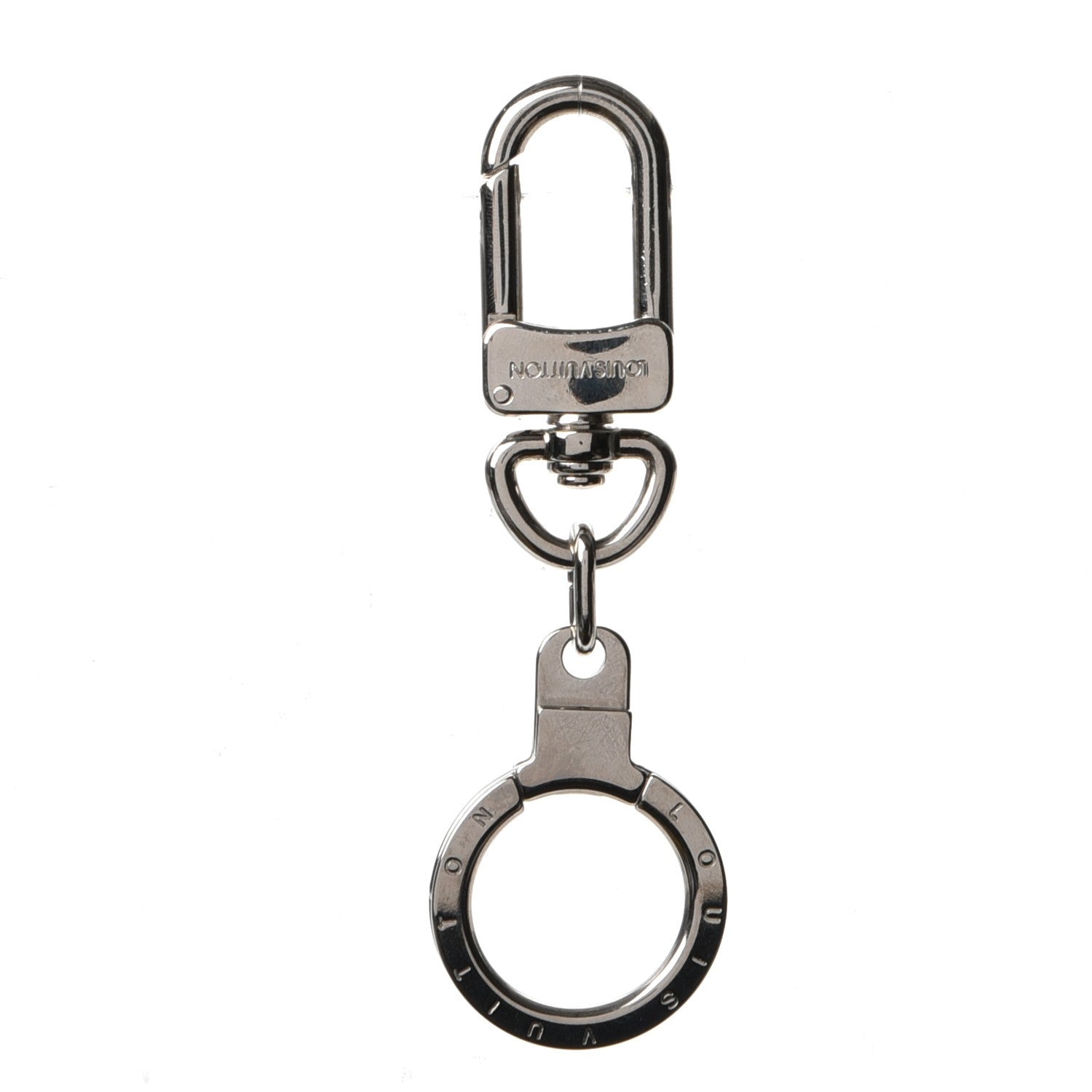 Louis Vuitton Pochette Extender Key Ring Silver 1 of 5