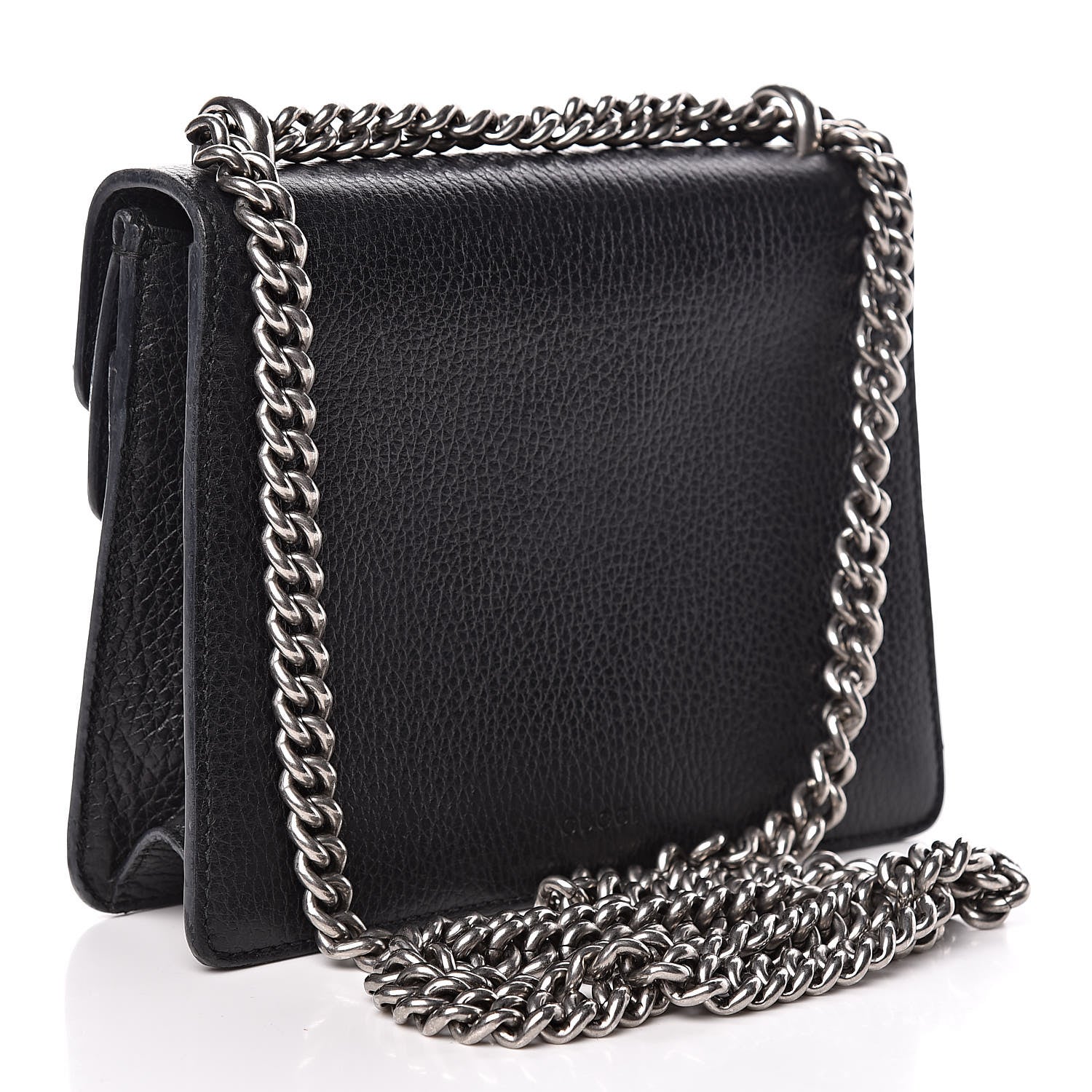Gucci Calfskin Mini Dionysus Shoulder Bag Black 3 of 16