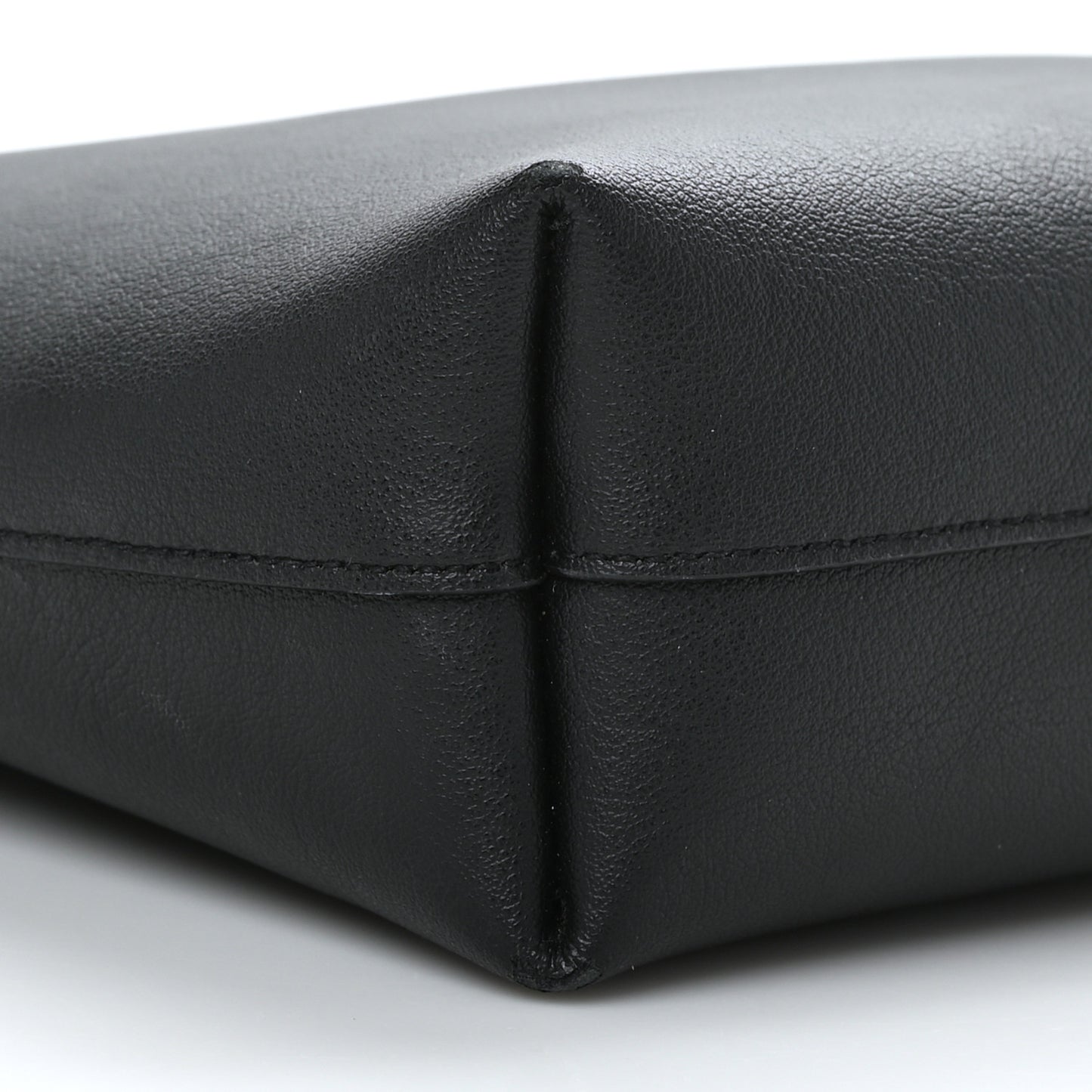 Calfskin Toy Shopping Tote Black