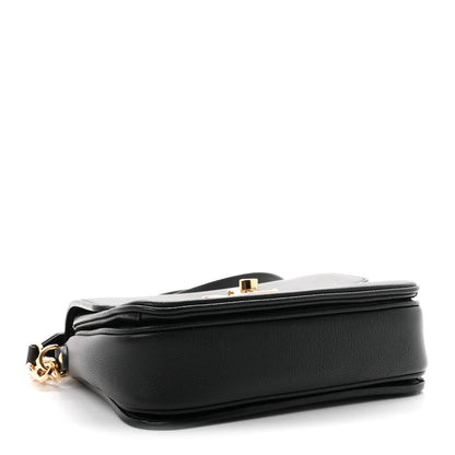 Louis Vuitton Grained Calfskin Lockme Oxford Black 4 of 10