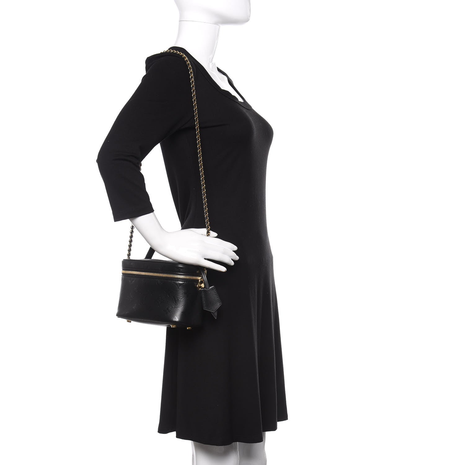 Louis Vuitton Monogram Ink Vanity PM Black 2 of 10