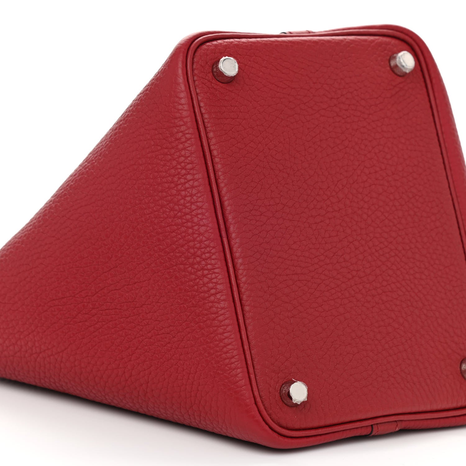 Hermes Taurillon Clemence Picotin Lock 18 PM Rouge Grenat 8 of 11