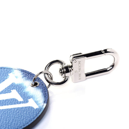 Louis Vuitton Monogram Escale Bag Charm Key Holder Blue 3 of 3