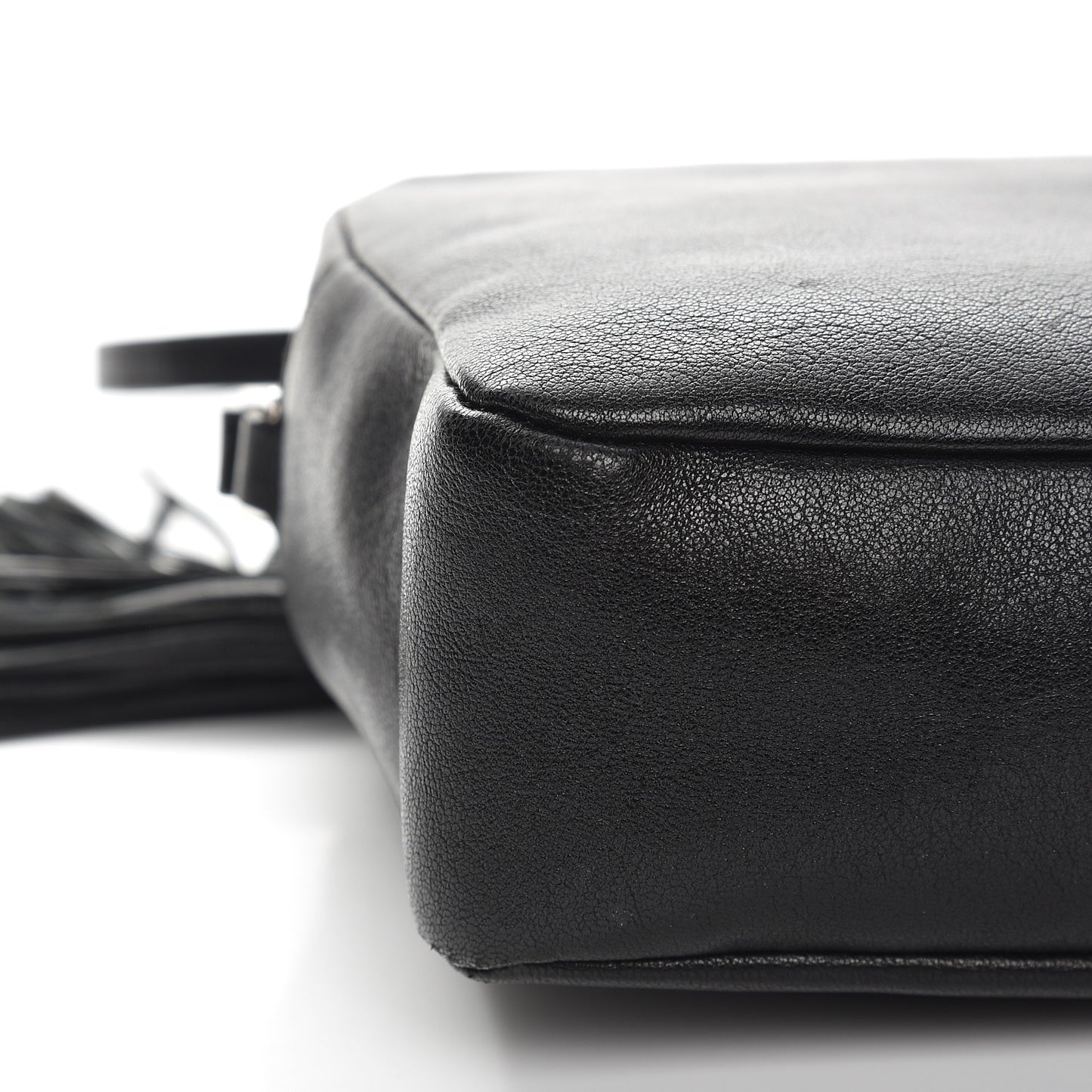Lambskin Monogram Small Lou Camera Bag Black