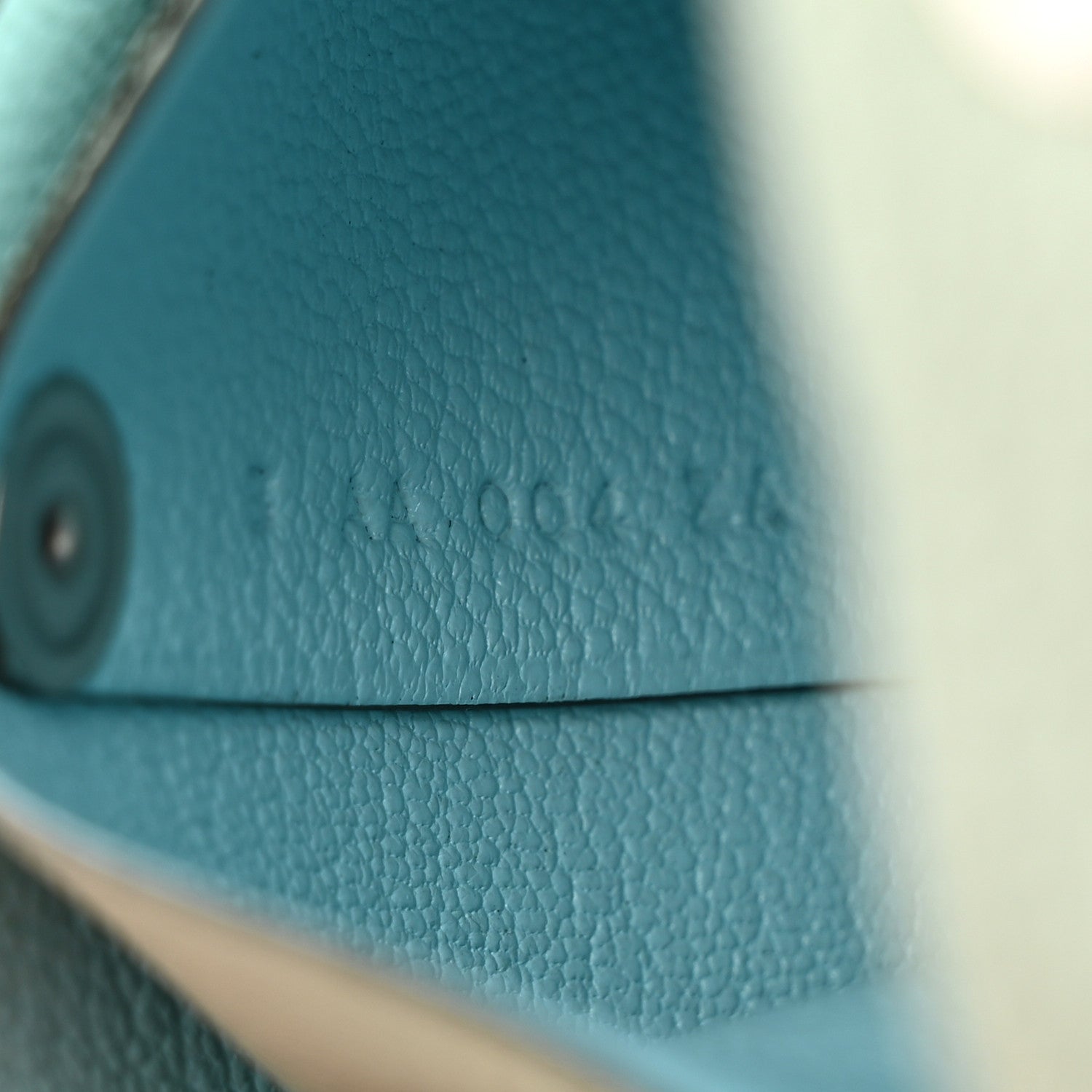 Hermes Chevre Mysore Bastia Verso Coin Purse Vert Fizz Bleu Zephyr 7 of 8