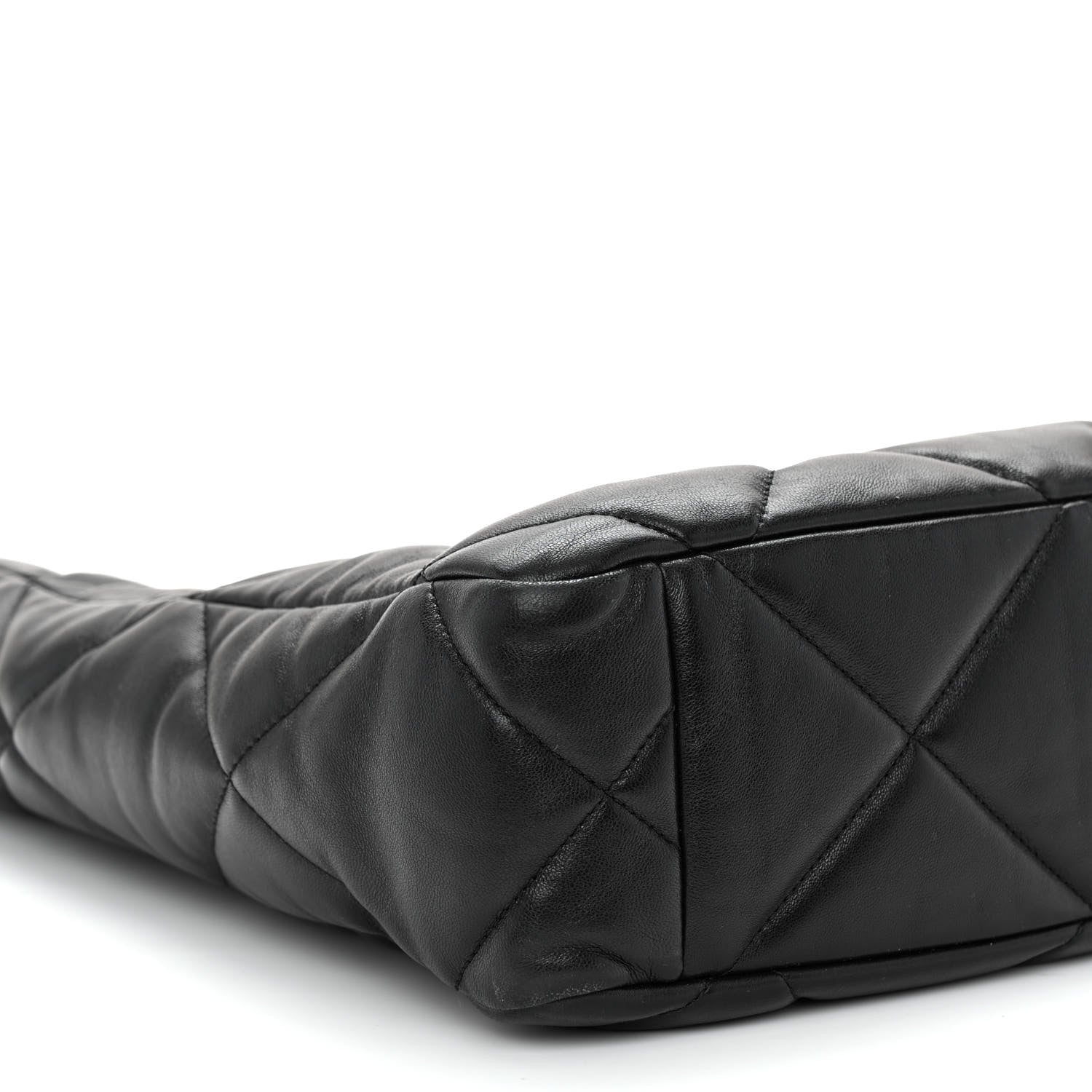 Chanel Lambskin Quilted Chanel 19 Shopping Bag Black 9 of 10