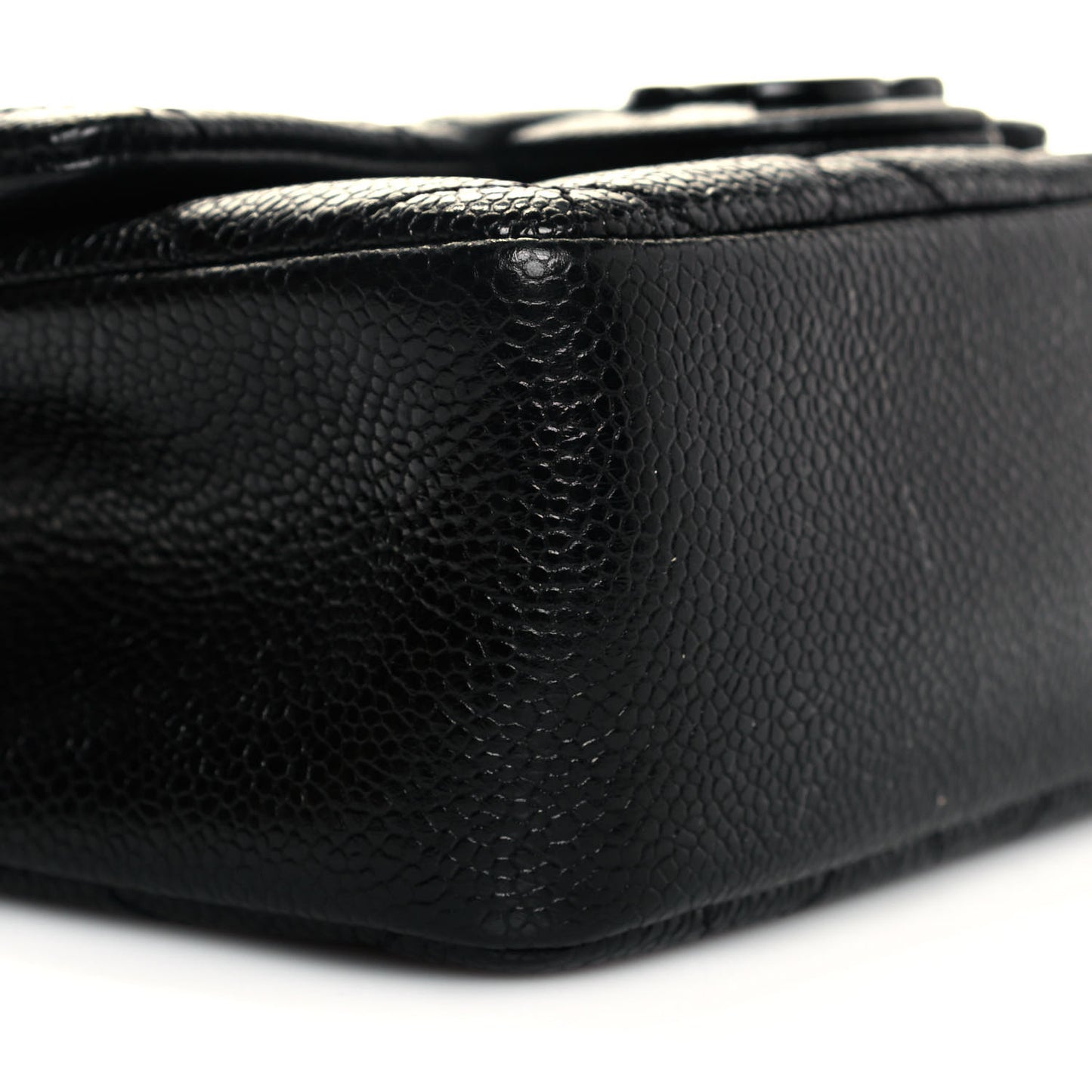 Caviar Quilted Incognito Mini Square Flap Black