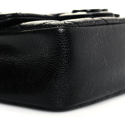 Chanel Caviar Quilted Incognito Mini Square Flap Black 9 of 11