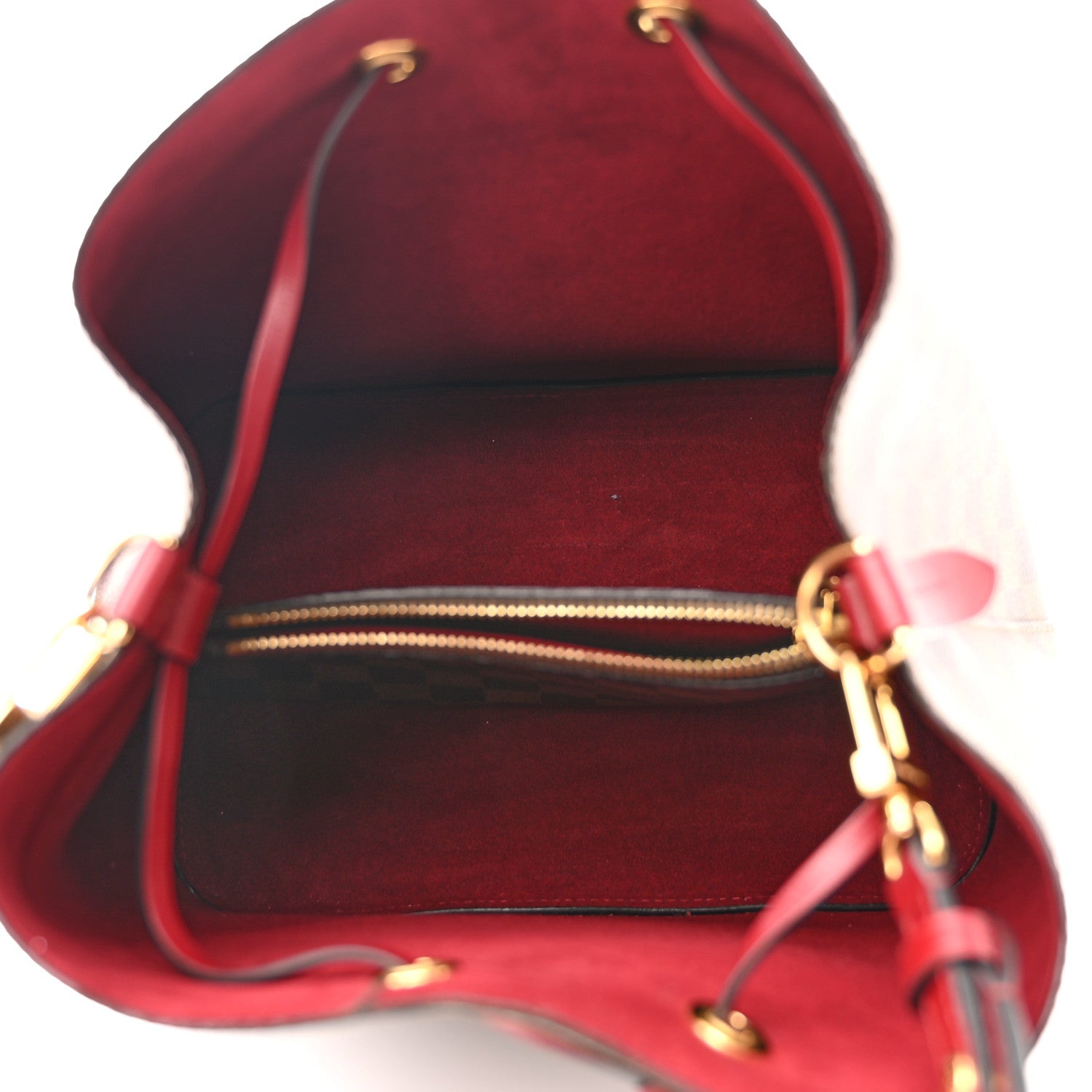 Louis Vuitton Damier Ebene Neonoe MM Cherry Berry 5 of 14