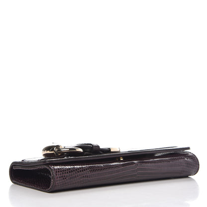 Gucci Crystal Lizard Romy Clutch Mosto 4 of 8