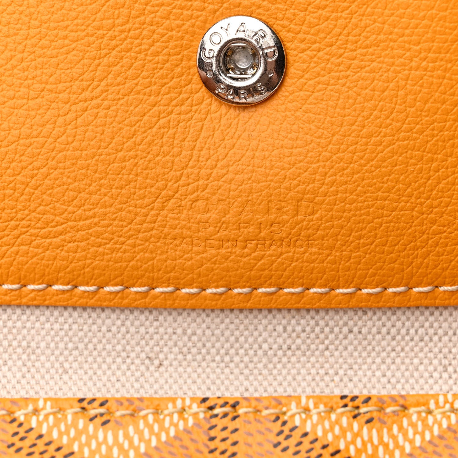 Goyard Goyardine Boheme Hobo Yellow 8 of 11