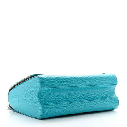 Louis Vuitton Epi Twist Shoulder Bag MM Turquoise 5 of 10