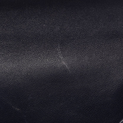 Saint Laurent Sheepskin Matelasse Chevron Monogram Medium College Bag Deep Marine 16 of 27
