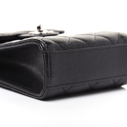Chanel Caviar Quilted Classic Phone Holder Black 6 of 14