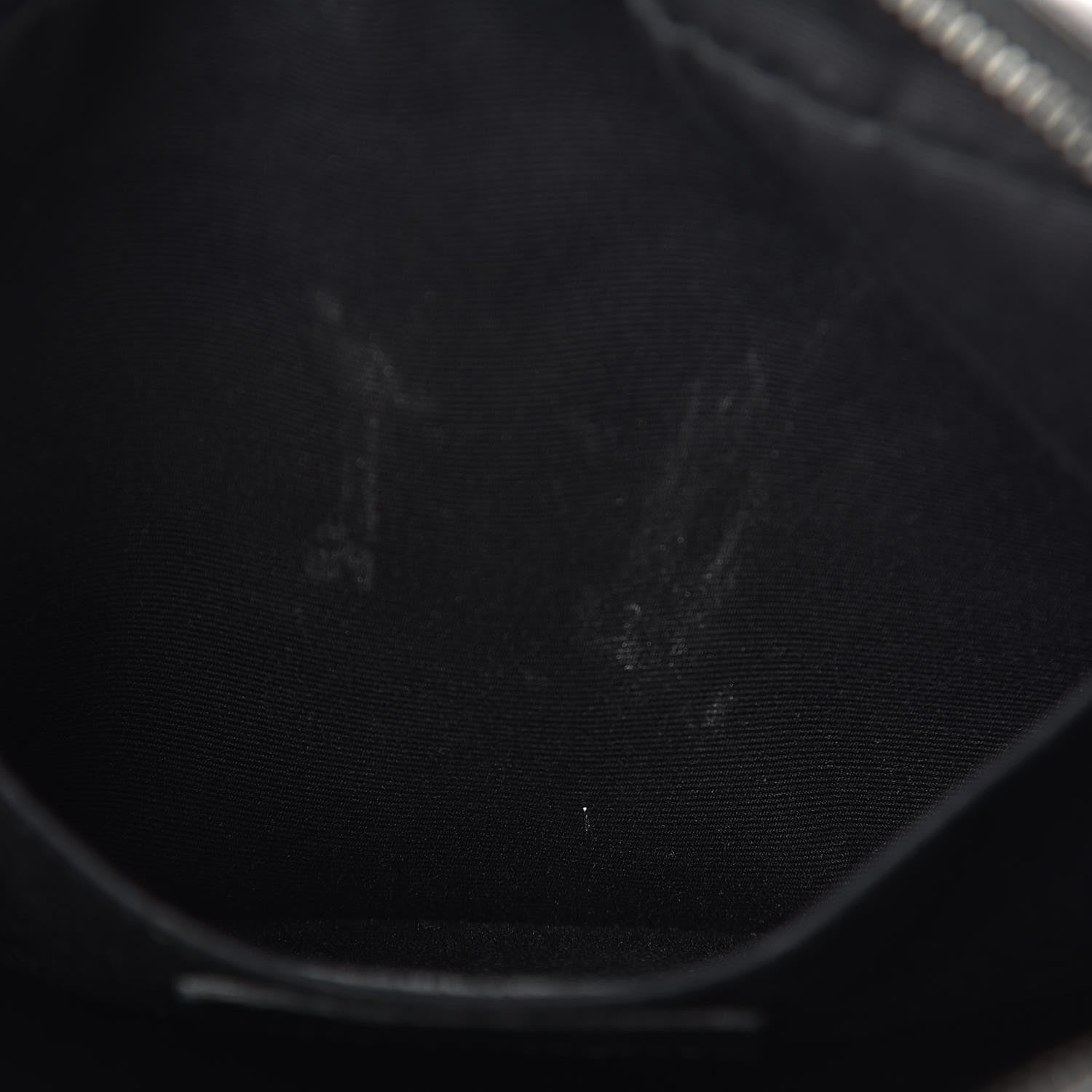 Saint Laurent Calfskin Matelasse Monogram Lou Camera Bag Black 7 of 11