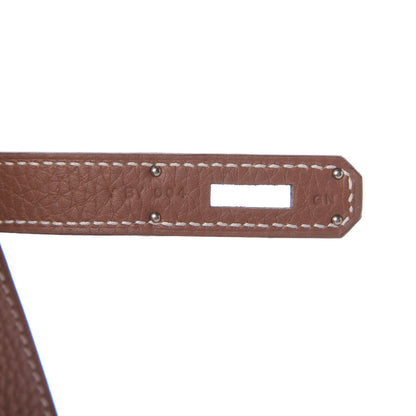 Hermes Taurillon Clemence Jypsiere 28 Gold 9 of 10